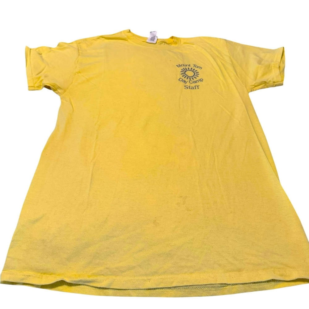 Gildan Yellow Short Sleeve Cotton T-Shirt. Size M. VGUC
